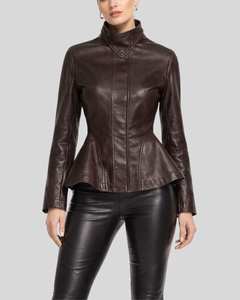 แจ็คเก็ตหนังผู้หญิงคุณภาพสูง ขายส่ง ออกแบบได้ตามต้องการ แขนยาว ระบายอากาศได้ดี เหมาะสำหรับใส่กลางแจ้งและสตรีทแวร์ - Product Image 1