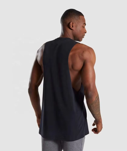 Proveedor Mayorista de Camisetas sin Mangas para Hombre, de Color Sólido, Tejidas en Algodón y Poliéster, Cuello Redondo, Transpirables, Estilo Deportivo - Product Image 4