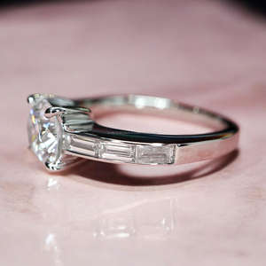 Igi แหวนกลมประดับเพชรสีขาว10K/14K 3.00 CT แหวนหมั้น/แต่งงานสำหรับเป็นของขวัญสำหรับผู้หญิง - Product Image 2