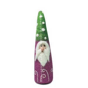 Petit Gnome barbu fait à la main elfe feutre ornement durable intérieur décorations de noël laine cadeau astérisque formes - Product Image 1