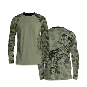 High Quality 100% Polyester Sublimation Fishing Jersey Breathable <b>Men</b> Sublimation Fishing Jersey - Product Image 6