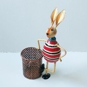Nuevo Diseño, Soporte para Bolígrafos con Forma de Conejo de Pascua Indio, Ayuda para el Estudio Diario y la Lectura, Artículo Utilitario para la Mesa de Estudio, para Colocar Artículos de Papelería - Product Image 4