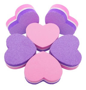 Lime à ongles double face OME Mini, grain 180, design zèbre professionnel, réutilisable, rayures rose, blanc, violet, outil de soin des ongles - Product Image 6
