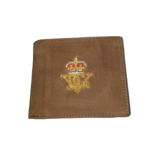 Portefeuilles en cuir véritable avec broderie artisanale unique au fil Zarri, porte-cartes RFID, pochette de luxe, idéal pour un cadeau, avec emblème et design artistique personnalisé - Product Image 1