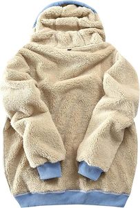 Sweat à capuche en polaire Sherpa pour homme, chaud pour l'hiver, pull Teddy personnalisé, sweat à capuche Teddy en polaire pour homme, sweat Sherpa surdimensionné - Product Image 6
