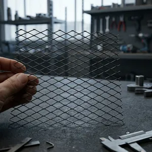 Malla de Alambre Galvanizado Reforzada, Resistente a la Corrosión, con Patrón de Diamante Soldado, Cortada a Medida, de Grado Industrial - Product Image 1