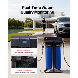 Spotless Car Wash Water System 2x4L DI Resin TDS Meter Bypass Valve Deionized Water for Car <b>Washer</b> Spot Free - Product Image 6