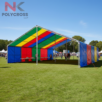 Rouleau de bâche multi-couleurs de qualité supérieure, résistant, imperméable, en plastique, pour usage commercial, export et extérieur