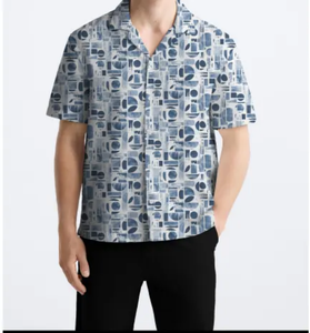 เสื้อเชิ้ตฮาวายพิมพ์ลายแบบสบายๆ สำหรับผู้ชาย เสื้อเชิ้ตดีไซน์เนอร์สำหรับผู้ชาย เสื้อยืดแขนสั้นลายฮาวายสำหรับผู้ชาย - Product Image 6