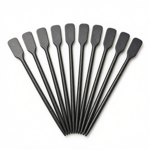 Marqueurs de plantes en métal, étiquettes de jardin, lot de 10, fer forgé à la main, 20 cm, étiquettes de plantes noires - Product Image 2