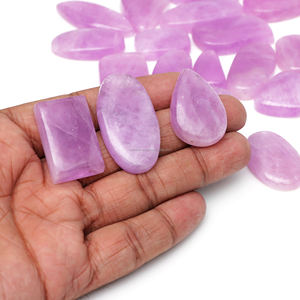 Cabujón de Kunzita Natural, Gema Suelta de Alta Calidad con Cambio de Color, 20-35mm, Lote al por Mayor, Pulido, Rosa, Formas Variadas, para Envoltura con Alambre - Product Image 2