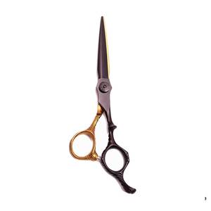 Ciseaux de coiffure professionnels Morje à 28 dents, en acier inoxydable, lame tranchante, légers, manche long, pour droitiers - Product Image 2