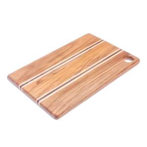Modern Inlay Wood Kitchen Chopping <b>Block</b> Rectangle <b>Shape</b> Easy to Clean - Product Image 3