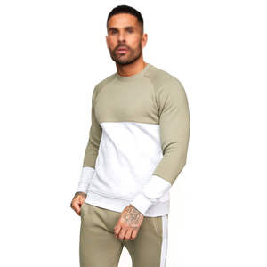 Ensemble de survêtements à capuche en molleton de coton pour hommes, manches courtes, pour le fitness et le jogging, personnalisable, respirant, imprimé, hiver - Product Image 5