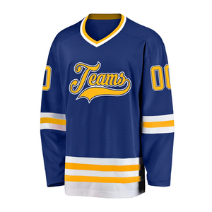 Uniforme de Hockey Personalizado, Camisetas de Hockey sobre Hielo Transpirables de Poliéster, OEM para Equipos - Product Image 5