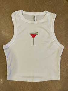 Top de Tirantes con Cuentas y Detalles Bordados, Hecho a Mano, para Mujer, Estilo Casual y para Fiestas - Product Image 4