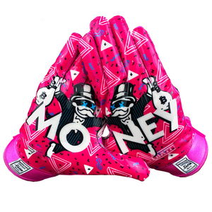 Gants de football américain 7v7 en gel de silicone de haute qualité, personnalisables avec logo, pour receveurs, durables, antidérapants, pour jeunes et adultes, avec logo en caoutchouc. - Product Image 3