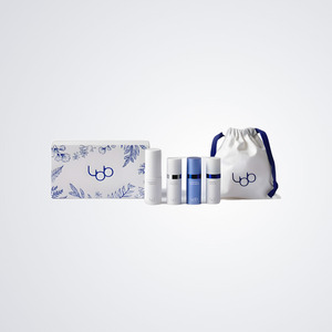 Coffrets de bain LBB Travel Kit : Tonique 20ml / Crème 10ml / Nettoyant Moussant 10ml / Sérum 10ml / Pochette 130 x 150mm - Product Image 4