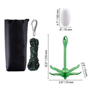 Kit Ancoraggio Kayak 3.5 lb con Ancora per Paddle Board, Corda da 8 m, Boa e Borsa Pieghevole per Ancora di Piccole Imbarcazioni - Product Image 5