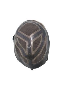 Taz Hair MGM Model Perruque Toupet pour Homme en Cheveux Humains Remy Indiens, Lace Front, Ondulation Water Wave, Souple, Systèmes de Prothèses Capillaires - Product Image 5