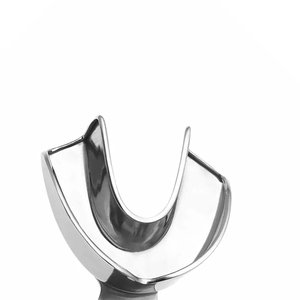 Kit de moules d'empreinte dentaire supérieurs et inférieurs de petite taille en acier inoxydable, instrument manuel avec trous, autoclavable, personnalisable - Product Image 6
