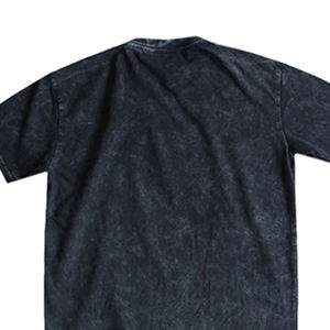 T-shirts graphiques personnalisés pour hommes, t-shirts oversize, t-shirts vintage lavés, streetwear, hauts décontractés, manches courtes, t-shirt en coton noir - Product Image 6