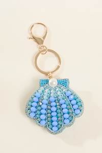 Cute Classic Eco-Friendly Handmade Embroidered <b>Keychain</b> with Beaded Design for Keys Wallets Backpacks - Product Image 5