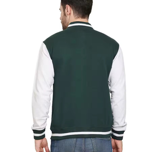 Chaqueta Varsity Casual para Hombre, Chaqueta de Cuero de Invierno al por Mayor, Chaqueta Varsity de Cuero con Logotipo Bordado para Universidad - Product Image 2