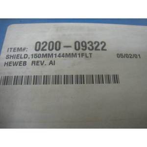 AMAT 0200-09322, ชิลด์, 150 มม., 150MM144MM1FLT - อุปกรณ์และชิ้นส่วนเซมิคอนดักเตอร์ระดับโลกที่เชื่อถือได้ - Product Image 1