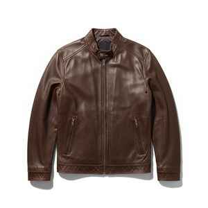 Fashionable Best <b>Winter</b> Men's <b>Leather</b> <b>Jacket</b> Plus Size Solid Pattern Waterproof Breathable Reasonable Price - Product Image 1