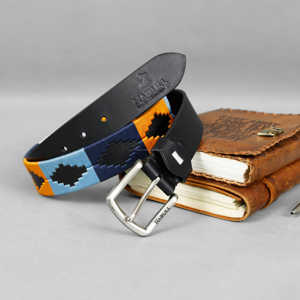 Ceinture en cuir style Country Polo, étui et sacs personnalisés, broderie cousue main, ceinture en cuir en gros, ceinture Polo LBP-0051 - Product Image 6