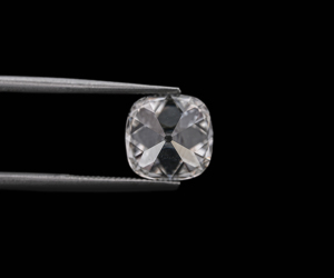 Anillo de compromiso con diamante cultivado en laboratorio blanco de 8.5 mm, corte antiguo de mina, color E-F, 3.0 CT, certificado IGI CVD - Product Image 4