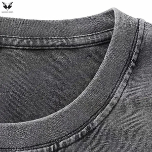 เสื้อยืดผู้ชายสไตล์โมเดิร์นแบบย้อมสีเอซิด ขายส่งปี 2026 เสื้อผ้าแขนสั้นแฟชั่นสำหรับใส่ทุกวัน พร้อมบริการสกรีนโลโก้ตามสั่ง - Product Image 5