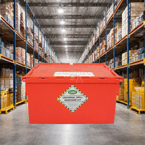 ชุดอุปกรณ์ดูดซับสารเคมีรั่วไหลอเนกประสงค์ 45 ลิตร พร้อมภาชนะสำหรับงานหนัก ชุดรับมือกับการรั่วไหลของน้ำมันและสารเคมี แผ่นดูดซับ ถุงดูดซับ สำหรับควบคุมการรั่วไหลในอุตสาหกรรม - Product Image 3