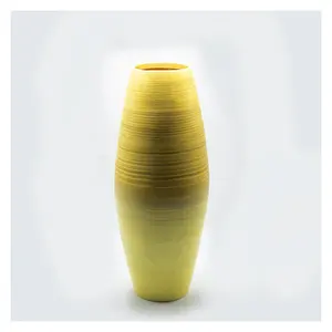 Большие напольные вазы для домашнего декора, сделанные в Вьетнаме, Бамбуковая ваза, декоративная ваза для цветов, картонная коробка, ручная работа, на заказ