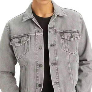 Chaqueta de Mezclilla para Hombre, Informal, para Uso en Exteriores, con Diseño Personalizado y Fabricación Profesional, Corte Ajustado - Product Image 6