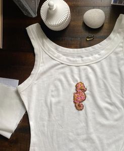 Débardeur tendance à perles élégant pour femme, idéal pour l'été et le quotidien, à prix abordable - Product Image 2