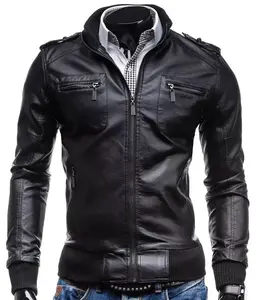Chaqueta de Cuero Genuino para Hombre, Nueva Moda 2026, Manga Larga, Otoño, Chaqueta de Invierno para Hombre - Product Image 1