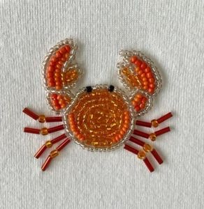 Beautiful Fashion Embroidered Beaded Brooch Handmade Luxury Clothing Pin <b>Accessory</b> At Cheap Price - Product Image 5