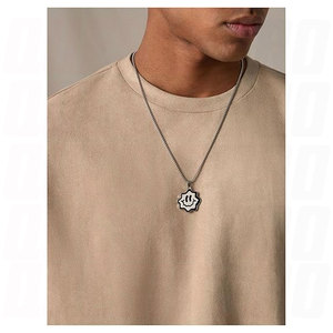 T-shirt court pour homme, coupe ample, imprimé graphique, manches courtes, col rond, en faux daim, style décontracté streetwear - Product Image 4