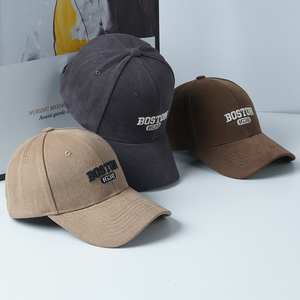 Casquettes de baseball en jean en gros pour hommes et femmes, broderie 3D de haute qualité, ajustables, à calotte rigide, style étudiant coréen, en tissu courant - Product Image 1