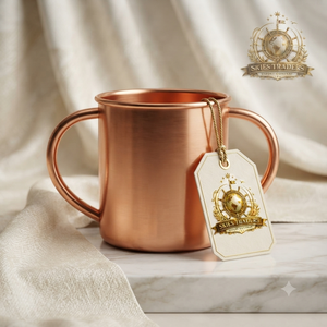 Hammered Pure Copper <b>Moscow</b> <b>Mule</b> <b>Mug</b> Fancy Brass Handle Ship Wheel Charm Wholesale Metal Cocktail Beer Drinking Cup - Product Image 6