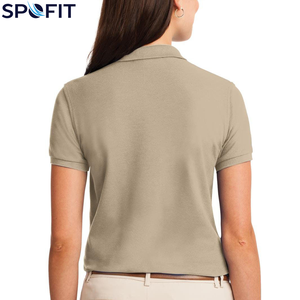 Camisas Polo para Mujer al por Mayor, Diseño de Verano, Manga Corta, Ropa Casual, Camisa Polo Profesional, Personalización de Logotipo, Impresión de Diseño - Product Image 3