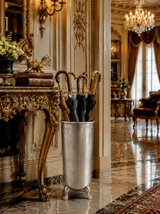 Traditional Brass Decorative <b>Vases</b> with Lion Paw Feet Round Indoor Home Decor for Living Room Durable Design - Product Image 4
