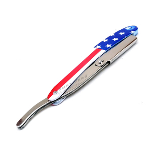 Navajas de Barbero OEM ODM, Navaja Recta de Acero Inoxidable Premium, Afeitadora Manual Profesional para Salón, Navaja de Afeitar con Recubrimiento de Papel - Product Image 1