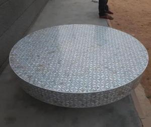 Mesa con Incrustaciones de Hueso de ILAHI, Diseño Moderno con Detalles de Ágata, Almacenamiento Portátil, Muebles para el Hogar - Product Image 6