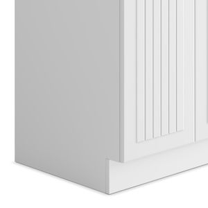 Mobile Lavanderia Murphy Bianco da 24 Pollici con Rubinetto e Lavello in Acciaio Inossidabile - Product Image 6