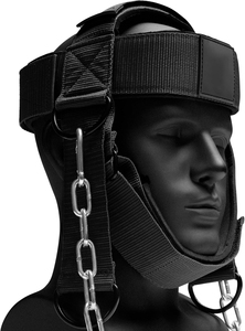 GLOVES City Gym Fitness Body Building Professional Neck <b>Training</b> <b>Head</b> Harness Padded Durable Design for Gym Home Workout - Product Image 6