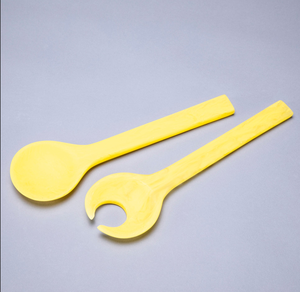 Juego de Cubiertos de Resina Clásica con Diseño de Mármol Negro, Cuchara y Tenedor Largos, Cuchara para Postre, Tenedor Híbrido, Vajilla para Fiestas y Picnics - Product Image 6