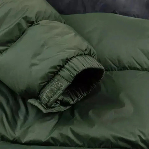 Veste matelassée décontractée pour homme à capuche, respirante, en toile enduite 100 % polyester, couleur unie, manches longues, fermeture éclair sur le devant - Product Image 4